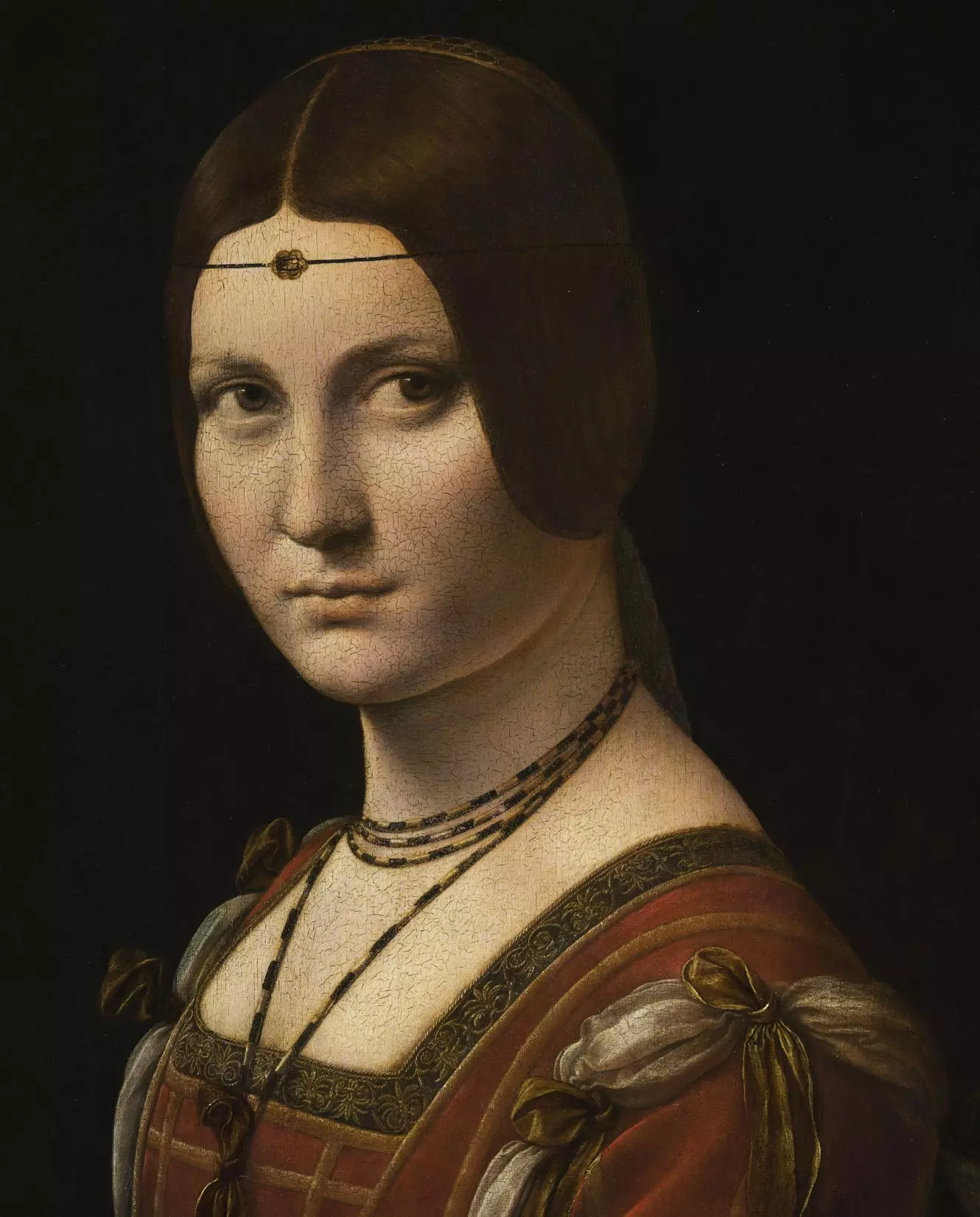 Léonard de Vinci, Portrait d'une dame de la cour de Milan, dit La belle Ferronnière